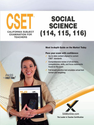 2017 Cset Social Science (114, 115, 116) (California Subject Examination For Teachers)