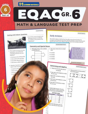 Eqao Grade 6 Math & Language Test Prep! (Eqao Test Prep)