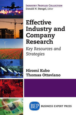Company And Industry Research: Strategies And Resources
