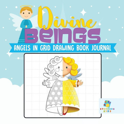 Divine Beings Angels In Grid Drawing Book Journal