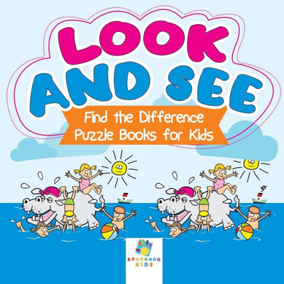 Look And See Find The Difference Puzzle Books For Kids