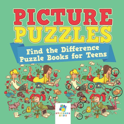 Picture Puzzles Find The Difference Puzzle Books For Teens