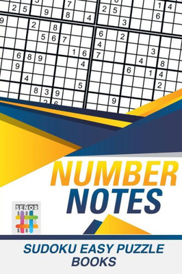 Number Notes | Sudoku Easy Puzzle Books