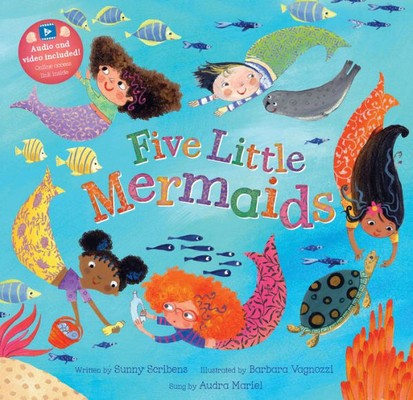 Barefoot Books Bbk9781646867356 Five Little Mermaids Sing-Along Book