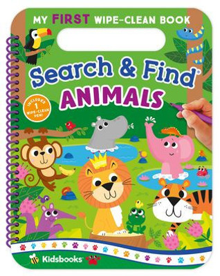 My First Wipe-Clean Book: Search & Find Animals-Includes Wipe-Clean Pen