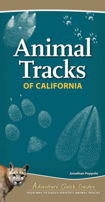 Animal Tracks Of California: Your Way To Easily Identify Animal Tracks (Adventure Quick Guides)