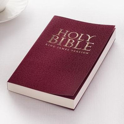 Kjv Holy Bible, Gift And Award Bible - Softcover, King James Version, Burgundy