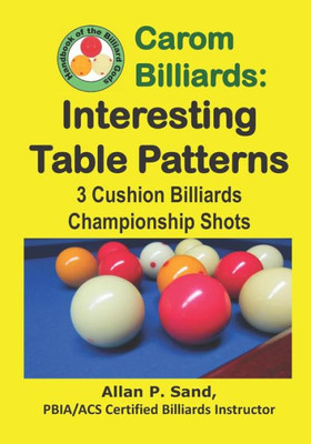 Carom Billiards: Interesting Table Patterns: 3-Cushion Billiards Championship Shots