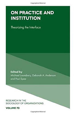 On Practice and Institution: Theorizing the Interface (Research in the Sociology of Organizations)