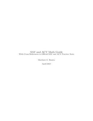 Sat And Act Math Guide