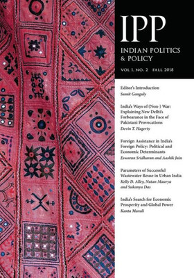 Indian Politics & Policy: Vol. 1, No. 2, Fall 2018