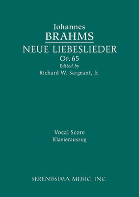 Neue Liebeslieder, Op.65: Vocal Score (German Edition)