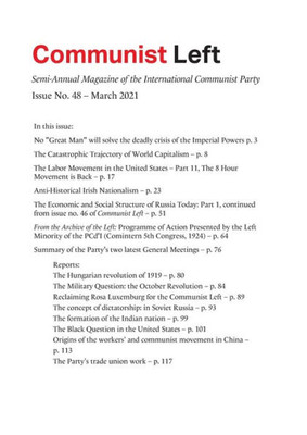 Communist Left #48: Journal Of The International Communist Party