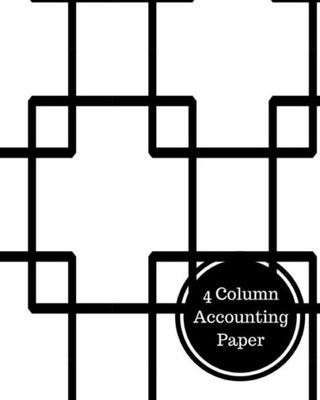 4 Column Accounting Paper: 4 Column Columnar
