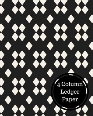 4 Column Ledger Paper: 4 Column Columnar