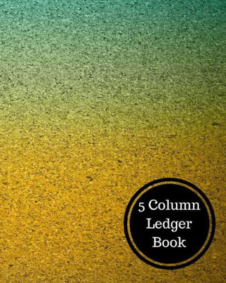 5 Column Ledger Book: Columnar 5 Column
