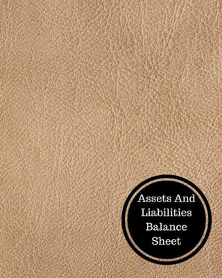 Assets And Liabilities Balance Sheet: Balance Sheet Book