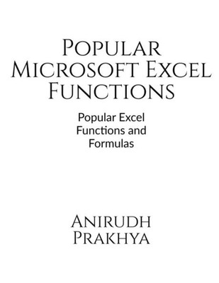 Popular Microsoft Excel Functions