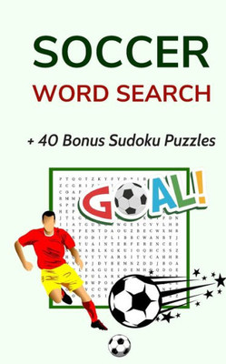 Soccer Word Search: Puzzle Book For Adults And Teens 5X8 Inches Pocket Size