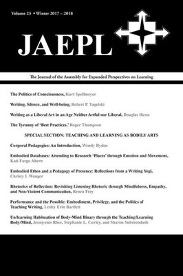 Jaepl: The Journal Of The Assembly For Expanded Perspectives On Learning (Vol. 23, 2017-2018)