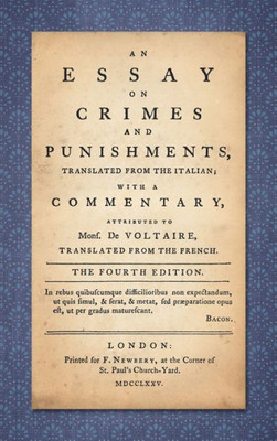 An Essay On Crimes And Punishments