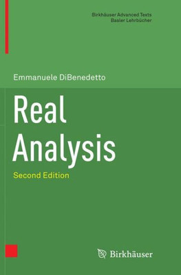 Real Analysis (Birkhäuser Advanced Texts Basler Lehrbucher)