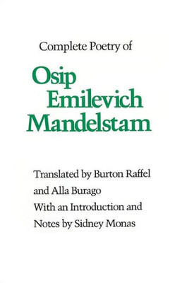 Complete Poetry Of Osip Emilevich Mandelstam