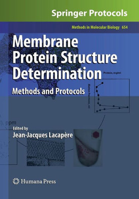 Membrane Protein Structure Determination: Methods And Protocols (Methods In Molecular Biology, 654)