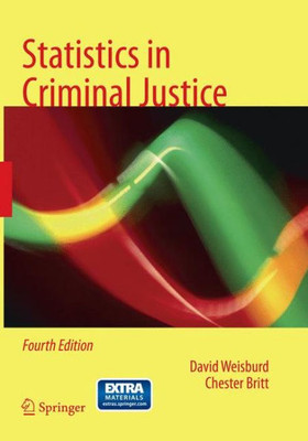 Statistics In Criminal Justice