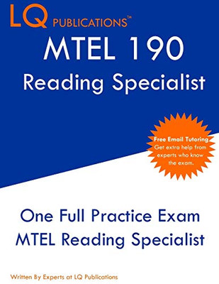 MTEL Reading Specialist: One Full Practice Exam - Free Online Tutoring - Updated Exam Questions