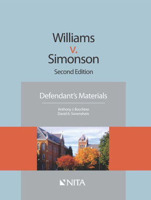 Williams V. Simonson: Defendant's Materials (Nita)