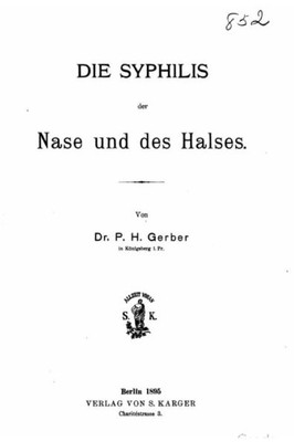 Die Syphilis Der Nase Und Des Halses (German Edition)