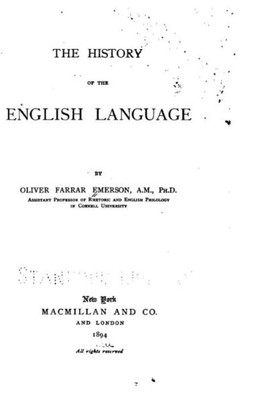 The History Of The English Language