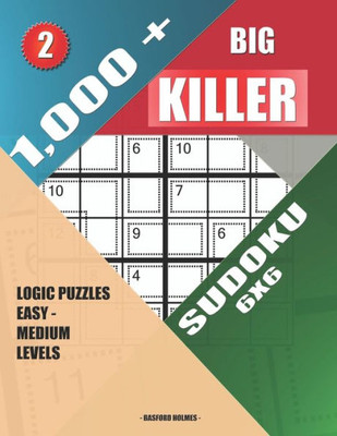 1,000 + Big killer sudoku 6x6: Logic puzzles easy - medium levels