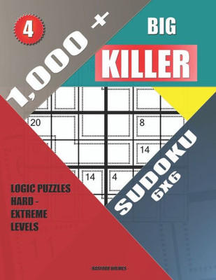 1,000 + Big killer sudoku 6x6: Logic puzzles hard - extreme levels