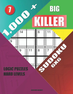 1,000 + Big killer sudoku 6x6: Logic puzzles hard levels