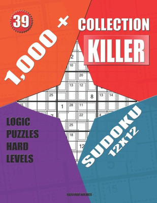 1,000 + Collection sudoku killer 12x12: Logic puzzles hard levels (Killer sudoku)