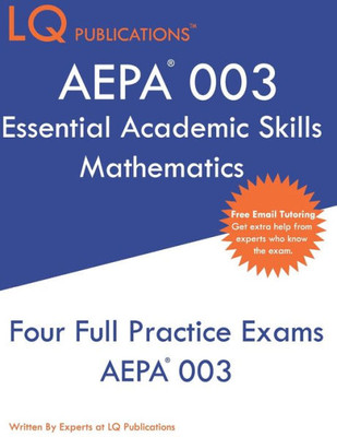 AEPA 003 Essential Academic Skills Mathematics: AEPA Essential Academic Skills Mathematics - Free Online Tutoring