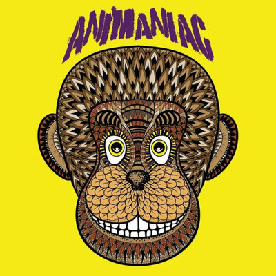 Animaniac Animal Adult Coloring Book: 50 Fun & Detailed Animal Pictures to Color (Including Horse, Koala, Elephant, Monkey, Giraffe and More!)