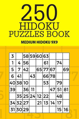 250 Hidoku Puzzle Book: Medium Hidoku 9x9 (Hidoku Collection)
