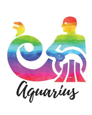 Aquarius: Cornell Notes, 150 pages, Design Rainbow