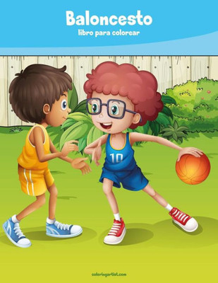 Baloncesto libro para colorear 1 (Spanish Edition)