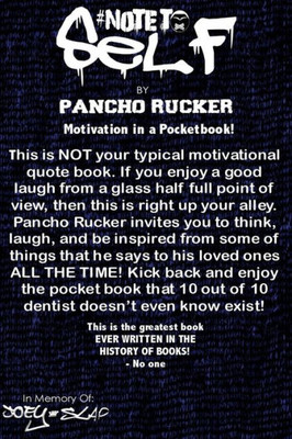 #NoteToSelf: Motivation in a Pocketbook!