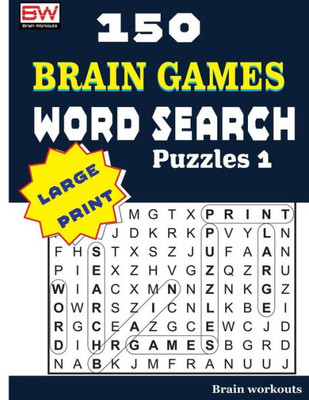 150 Brain Games - WORD SEARCH Puzzles 1