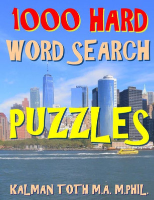 1000 Hard Word Search Puzzles: Fun Way to Improve Your IQ