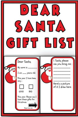 Dear Santa Gift List: Dear Santa Christmas gift list