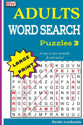 ADULTS WORD SEARCH Puzzles 3