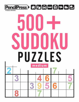 500+ Sudoku Puzzles Medium: Sudoku Puzzle Book Medium (with answers)