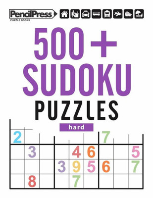 500+ Sudoku Puzzles Hard: Sudoku Puzzle Book Hard (with answers)