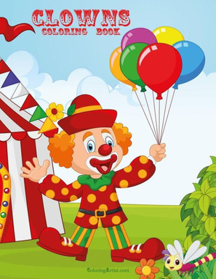 Clowns Coloring Book 2